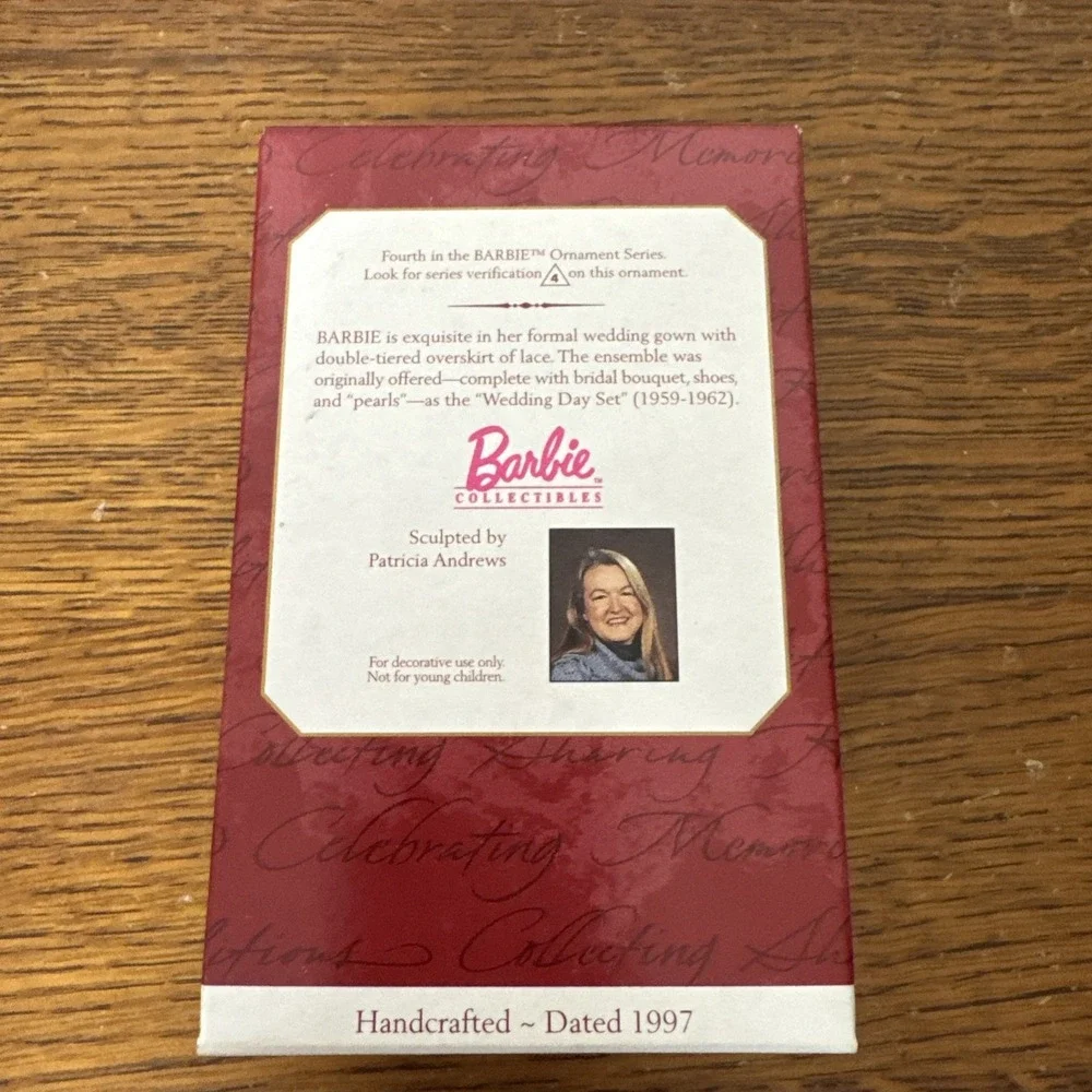 Hallmark Keepsake Barbie Wedding Day Christmas Ornament Collector's Series 1997